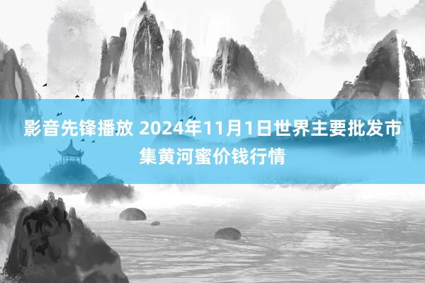 影音先锋播放 2024年11月1日世界主要批发市集黄河蜜价钱行情