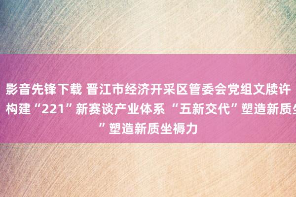 影音先锋下载 晋江市经济开采区管委会党组文牍许国鑫：构建“221”新赛谈产业体系 “五新交代”塑造新质坐褥力