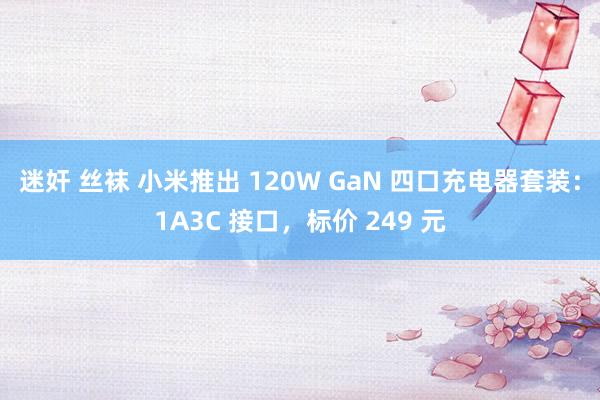 迷奸 丝袜 小米推出 120W GaN 四口充电器套装：1A