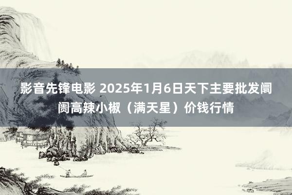 影音先锋电影 2025年1月6日天下主要批发阛阓高辣小椒（满