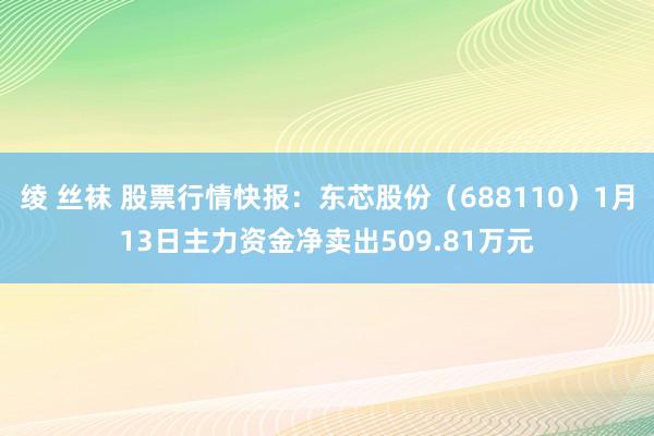 绫 丝袜 股票行情快报：东芯股份（688110）1月13日主