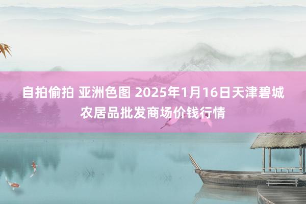 自拍偷拍 亚洲色图 2025年1月16日天津碧城农居品批发商